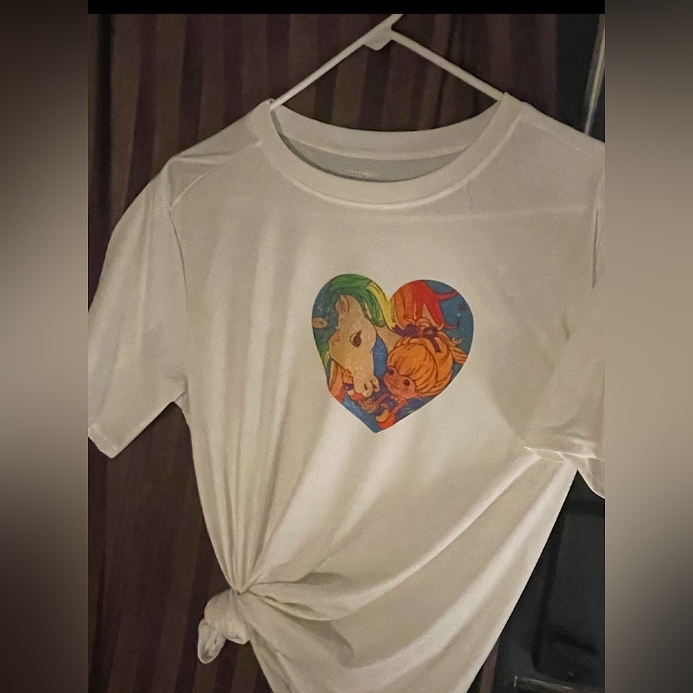 Rainbow 🌈 Brite vintage print shirt